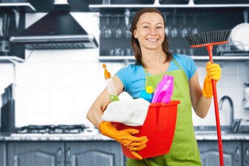 Professional hard floor cleaning in a Knightsbridge property