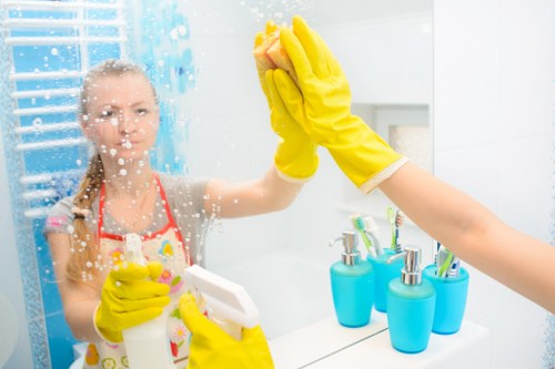 Detailed deep cleaning work in a premium Knightsbridge property