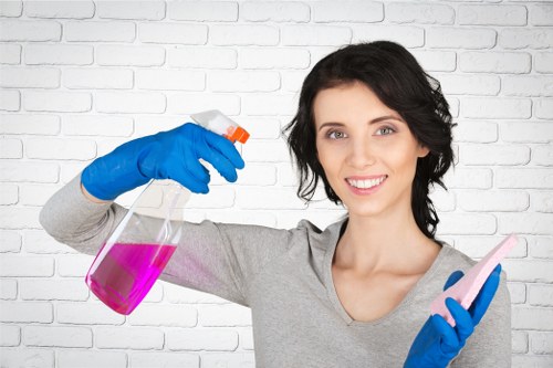 Careful cleaning of a Knightsbridge property after refurbishment work